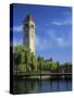 Great Northern Clock Tower, Riverfront Park, Spokane, Washington, USA-Charles Gurche-Stretched Canvas
