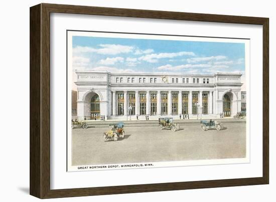 Great Northern Depot, Minneapolis, Minnesota-null-Framed Art Print