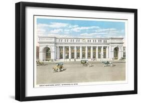 Great Northern Depot, Minneapolis, Minnesota-null-Framed Art Print