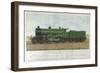 Great Northern Express Locomotive-null-Framed Giclee Print