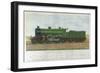 Great Northern Express Locomotive-null-Framed Giclee Print