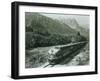 Great Northern on the Skykomish, Circa 1955-null-Framed Giclee Print