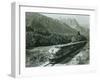 Great Northern on the Skykomish, Circa 1955-null-Framed Giclee Print