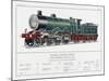 Great Northern Railway Express Loco No 251-W.j. Stokoe-Mounted Art Print