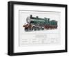 Great Northern Railway Express Loco No 251-W.j. Stokoe-Framed Art Print