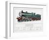 Great Northern Railway Express Loco No 251-W.j. Stokoe-Framed Art Print