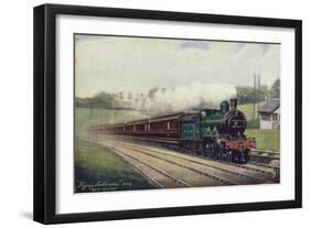 Great Northern Railway Flying Scotsman Near Hayfield-null-Framed Giclee Print