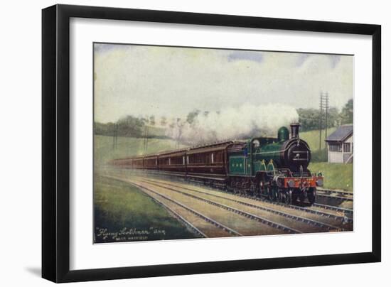 Great Northern Railway Flying Scotsman Near Hayfield-null-Framed Giclee Print