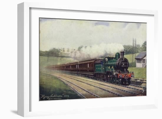 Great Northern Railway Flying Scotsman Near Hayfield-null-Framed Giclee Print