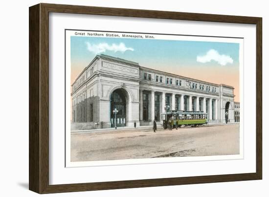 Great Northern Station, Minneapolis, Minnesota-null-Framed Art Print