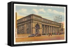 Great Northern Station, Minneapolis, Minnesota-null-Framed Stretched Canvas