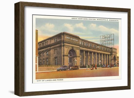Great Northern Station, Minneapolis, Minnesota-null-Framed Art Print
