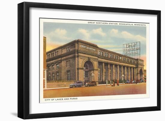 Great Northern Station, Minneapolis, Minnesota-null-Framed Art Print