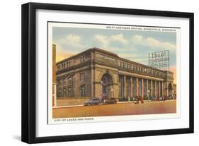 Great Northern Station, Minneapolis, Minnesota-null-Framed Art Print