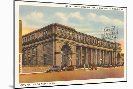 Great Northern Station, Minneapolis, Minnesota-null-Mounted Art Print