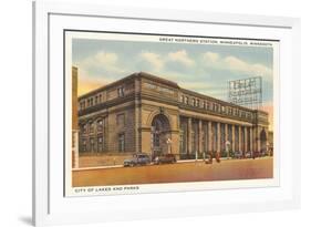Great Northern Station, Minneapolis, Minnesota-null-Framed Premium Giclee Print