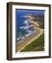 Great Ocean Road and Split Point Lighthouse, Aireys Inlet, Victoria, Australia-David Wall-Framed Photographic Print