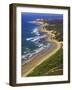 Great Ocean Road and Split Point Lighthouse, Aireys Inlet, Victoria, Australia-David Wall-Framed Photographic Print