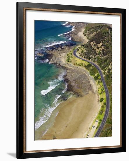 Great Ocean Road near Lorne, Victoria, Australia-David Wall-Framed Photographic Print