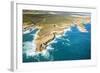 Great Ocean Road, Port Campbell National Park, Victoria, Australia. Aerial View of Shipwreck Coast-Matteo Colombo-Framed Photographic Print