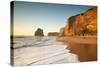 Great Ocean Road, Port Campbell National Park, Victoria, Australia. Gibson Steps Beach at Sunset-Matteo Colombo-Stretched Canvas