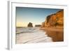 Great Ocean Road, Port Campbell National Park, Victoria, Australia. Gibson Steps Beach at Sunset-Matteo Colombo-Framed Photographic Print