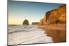 Great Ocean Road, Port Campbell National Park, Victoria, Australia. Gibson Steps Beach at Sunset-Matteo Colombo-Mounted Photographic Print