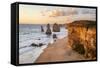 Great Ocean Road, Port Campbell National Park, Victoria, Australia. Twelve Apostles at Sunset-Matteo Colombo-Framed Stretched Canvas