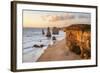 Great Ocean Road, Port Campbell National Park, Victoria, Australia. Twelve Apostles at Sunset-Matteo Colombo-Framed Photographic Print