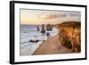 Great Ocean Road, Port Campbell National Park, Victoria, Australia. Twelve Apostles at Sunset-Matteo Colombo-Framed Photographic Print