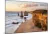 Great Ocean Road, Port Campbell National Park, Victoria, Australia. Twelve Apostles at Sunset-Matteo Colombo-Mounted Photographic Print