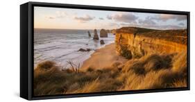 Great Ocean Road, Port Campbell National Park, Victoria, Australia. Twelve Apostles at Sunset-Matteo Colombo-Framed Stretched Canvas