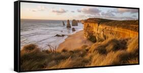 Great Ocean Road, Port Campbell National Park, Victoria, Australia. Twelve Apostles at Sunset-Matteo Colombo-Framed Stretched Canvas