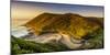 Great Ocean Road, Victoria, Australia. High angle view at sunrise.-Marco Bottigelli-Mounted Photographic Print