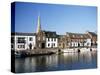 Great Ouse River, St. Ives, Cambridgeshire, England, United Kingdom-David Hughes-Stretched Canvas