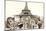 Great Parisian Landmarks - Touristic Collage-Maugli-l-Mounted Art Print