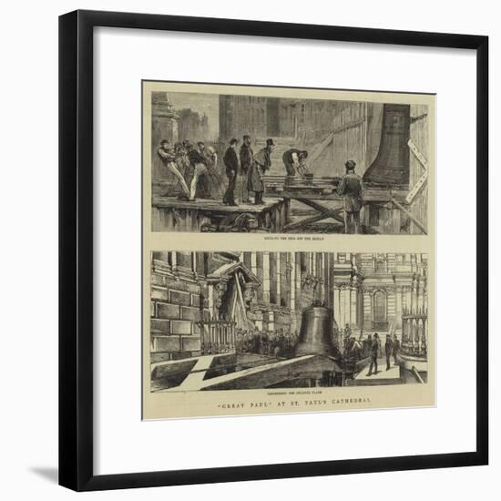 Great Paul at St Paul's Cathedral-null-Framed Giclee Print