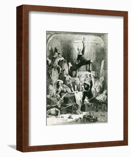 Great Plague of London of 1665-Hablot K Browne-Framed Art Print