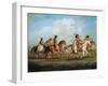 Great Plains Native Americans, Painting from George Catlin School-null-Framed Giclee Print