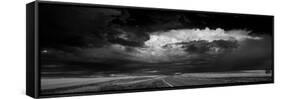 Great Plains Storm BW-Steve Gadomski-Framed Stretched Canvas