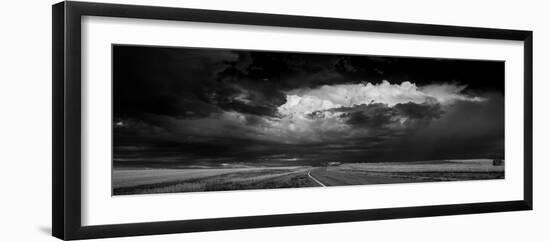 Great Plains Storm BW-Steve Gadomski-Framed Photographic Print