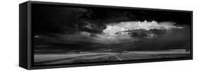 Great Plains Storm BW-Steve Gadomski-Framed Stretched Canvas