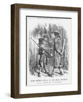 Great Poaching Affray on the Liberal Preserves, 1859-null-Framed Giclee Print