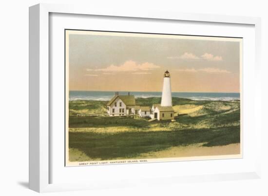 Great Point Lighthouse, Nantucket, Massachusetts-null-Framed Art Print