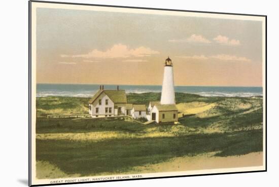 Great Point Lighthouse, Nantucket, Massachusetts-null-Mounted Art Print