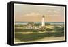 Great Point Lighthouse, Nantucket, Massachusetts-null-Framed Stretched Canvas