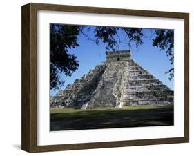 Great Pyramid (El Castillo), Chichen Itza, Unesco World Heritage Site, Yucatan, Mexico-Rob Cousins-Framed Photographic Print