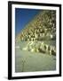 Great Pyramid, Giza, UNESCO World Heritage Site, Near Cairo, Egypt, North Africa, Africa-Harding Robert-Framed Photographic Print