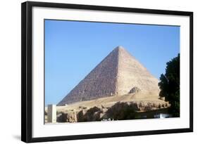 Great Pyramid of Cheops at Giza, Egypt, 4th Dynasty, Old Kingdom, 26th Century Bc-null-Framed Photographic Print