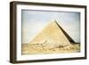 Great Pyramid of Cheops at Giza, Egypt, 4th Dynasty, Old Kingdom, 26th Century BC-Francis Vyvyan Jago Arundale-Framed Giclee Print